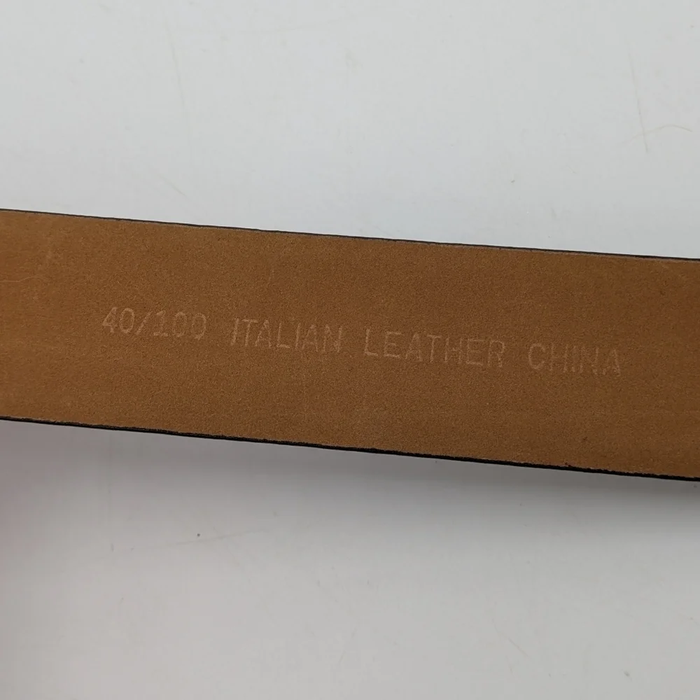 ✨3/$15 Tasso Elba Brown Leather Belt 40